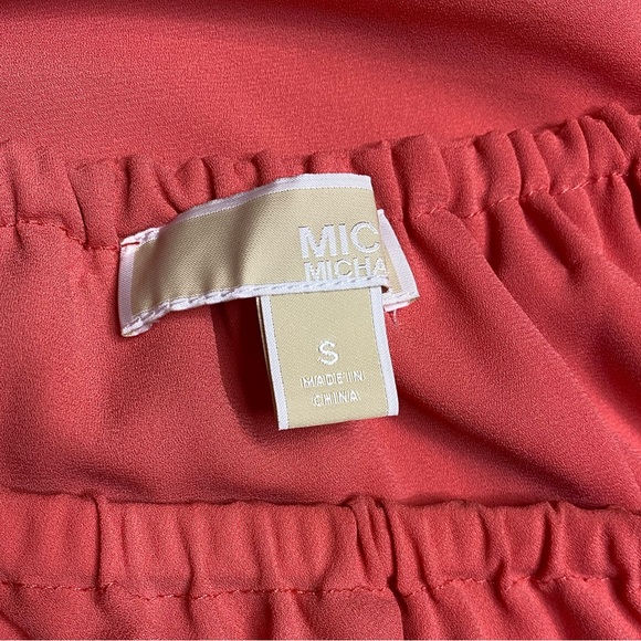 Michael Kors Coral Sleeveless with Wide Ruffle Studs/Rivets - Picture 3 of 9